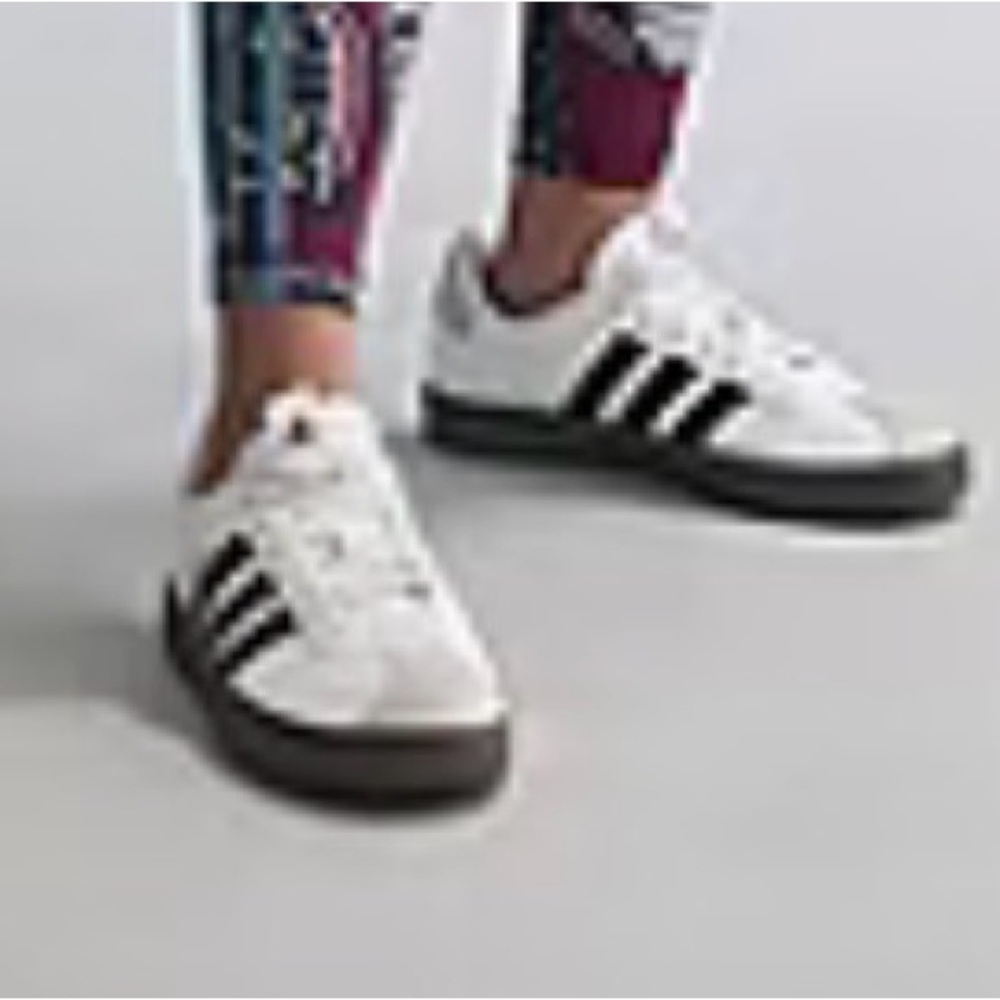 Adidas Vl Court 3.0 Womens Sneakers - Sz 9 1/2 Women’s - Picture 4 of 9